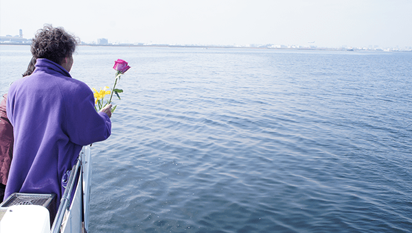 海へ散骨